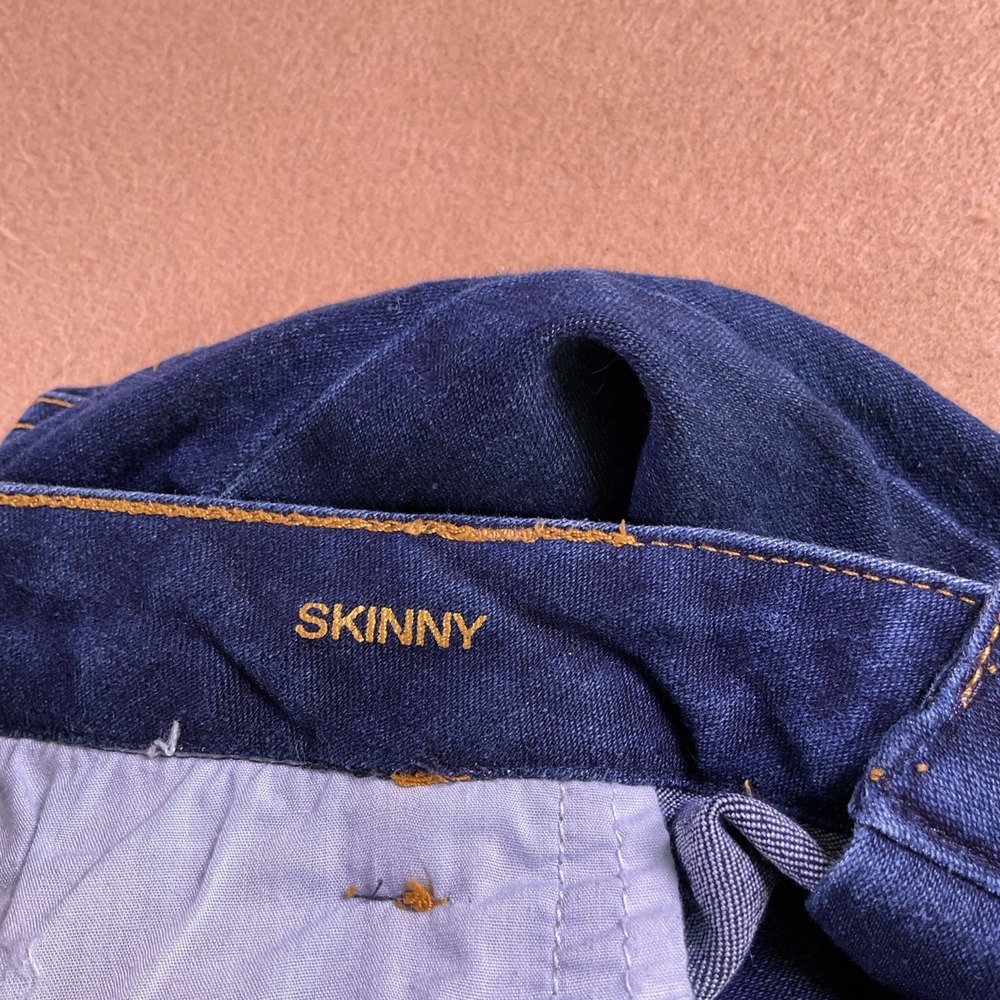 Michael Kors Womens Skinny Jeans Dark Wash Denim Blue Size 14 W36X29L - Picture 3 of 13